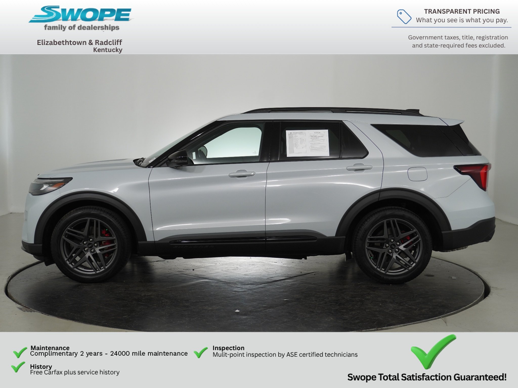 Used 2026 Space White Metallic Ford ST image 6
