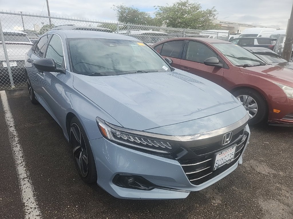 Used 2021 Gray Honda Sport image 1