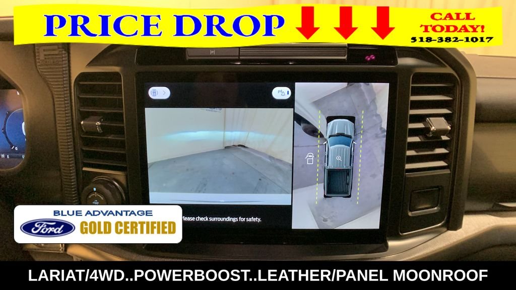 Certified Used 2025 White Metallic Ford Lariat image 43