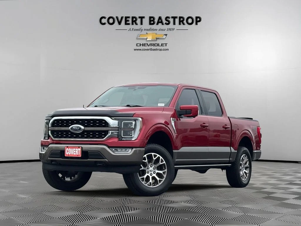 Used 2021 Red Ford King Ranch image 1