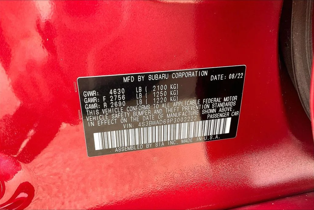 Used 2023 Red Subaru Premium image 32