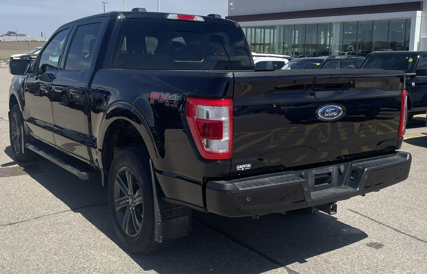 Used 2023 Black Ford LARIAT SuperCrew   **New Arrival** image 3