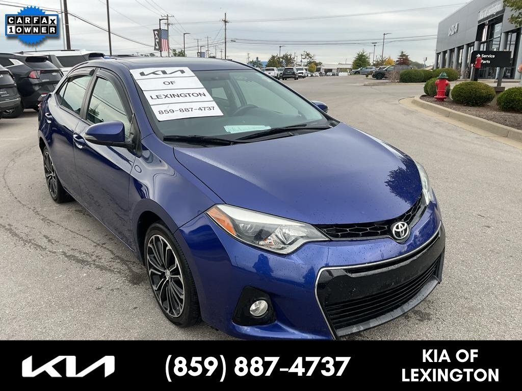 Used 2015 Blue Crush Metallic Toyota S Premium image 1