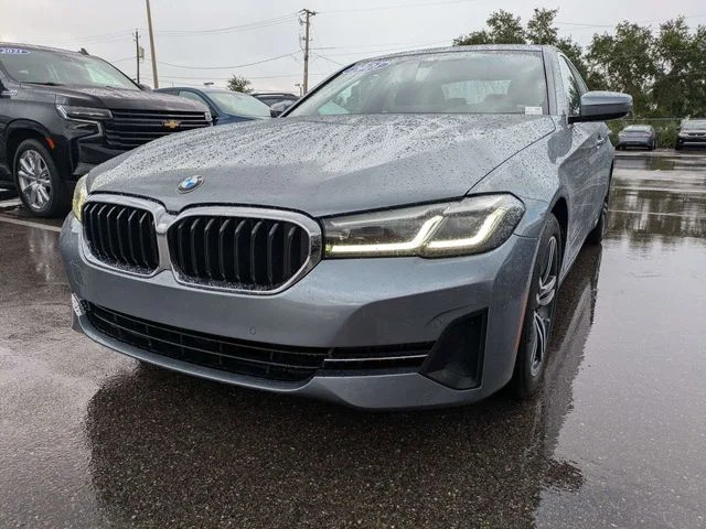 Used 2021 Bluestone Metallic BMW 530i image 7