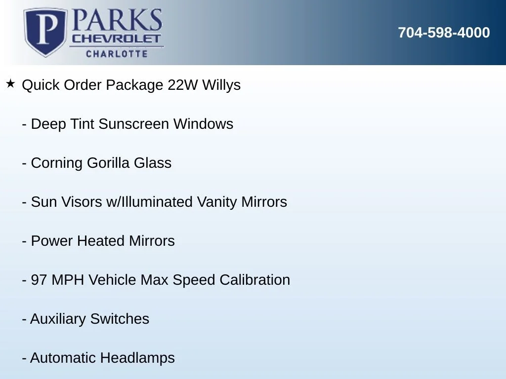 Used 2025  Jeep Willys image 14