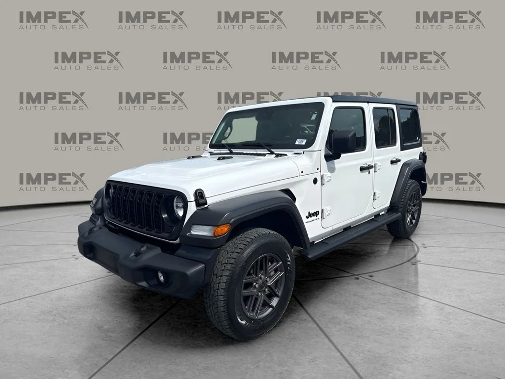Used 2025 White Jeep Sport S image 1