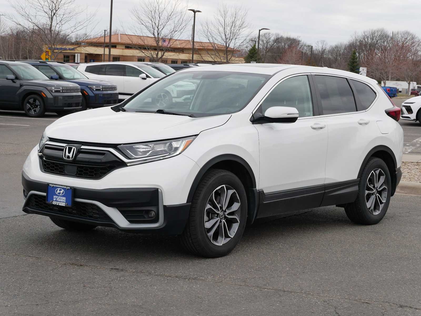 Used 2022 Honda CR-V EX with VIN 2HKRW2H53NH615962 for sale in Mankato, Minnesota