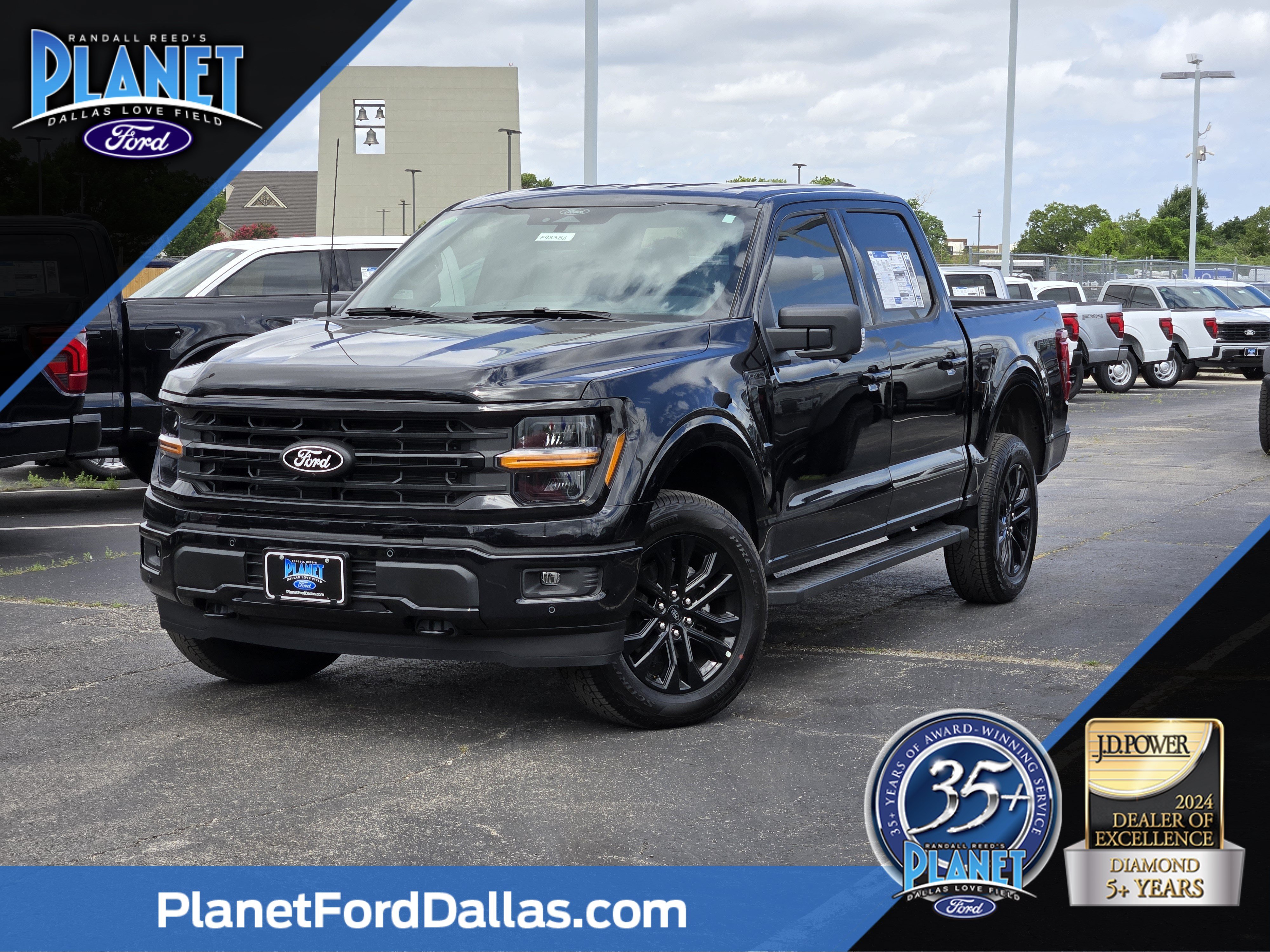 New 2026 Agate Black Metallic Ford XLT image 1