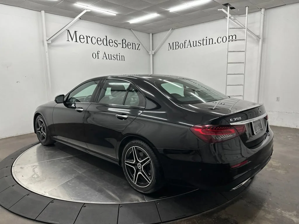 Certified Used 2022 Black Mercedes-Benz E 350 image 5