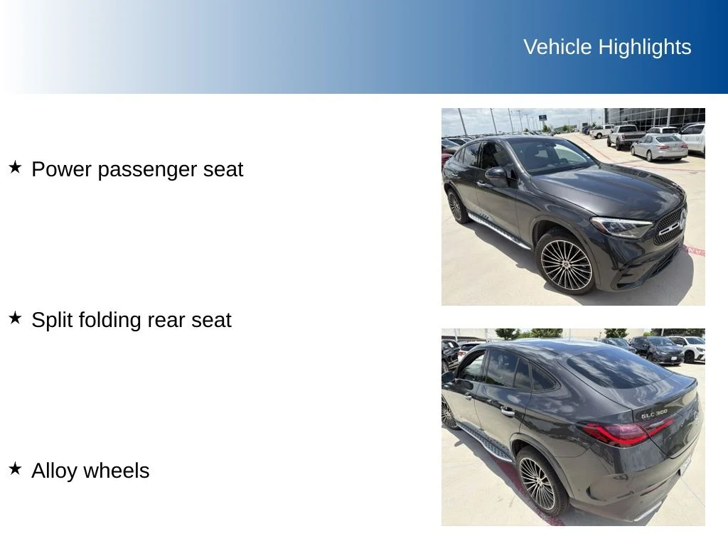 Used 2024 Gray Mercedes-Benz GLC 300 Coupe image 10