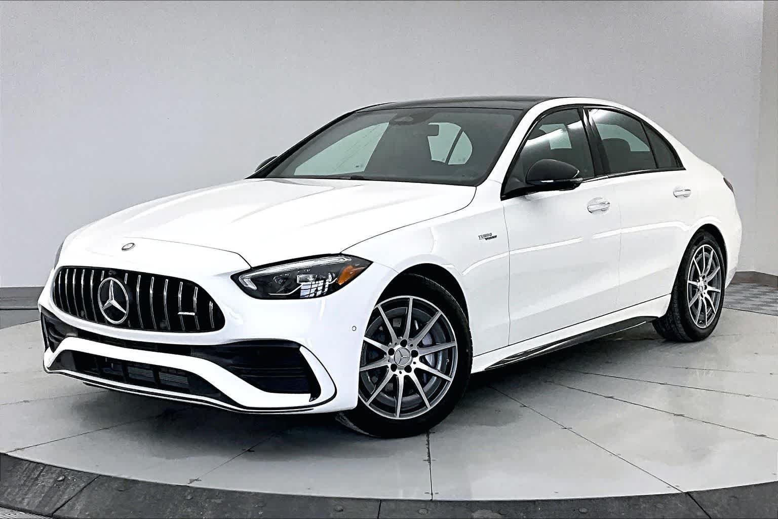 New 2026 Polar White Mercedes-Benz AMG® C 43 4MATIC Sedan image 1