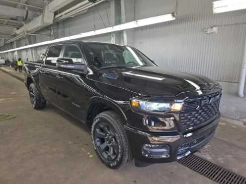 Used 2025 Diamond Black Crystal Pearlcoat Ram Big Horn image 3