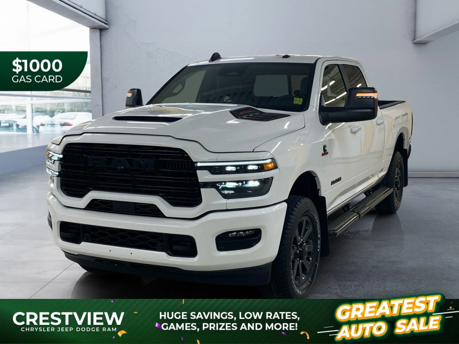 New 2026 Bright White Ram Laramie image 1