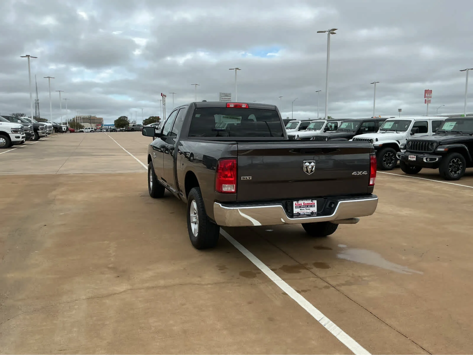 Used 2024 Granite Crystal Metallic Clearcoat Ram SLT image 13