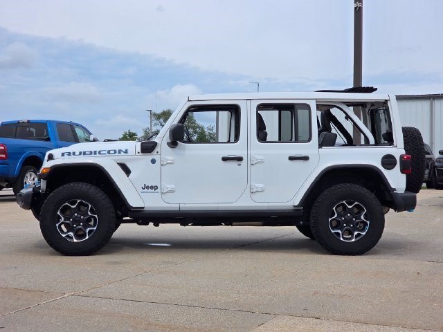 Certified Used 2023 Bright White Clearcoat Jeep Rubicon image 4