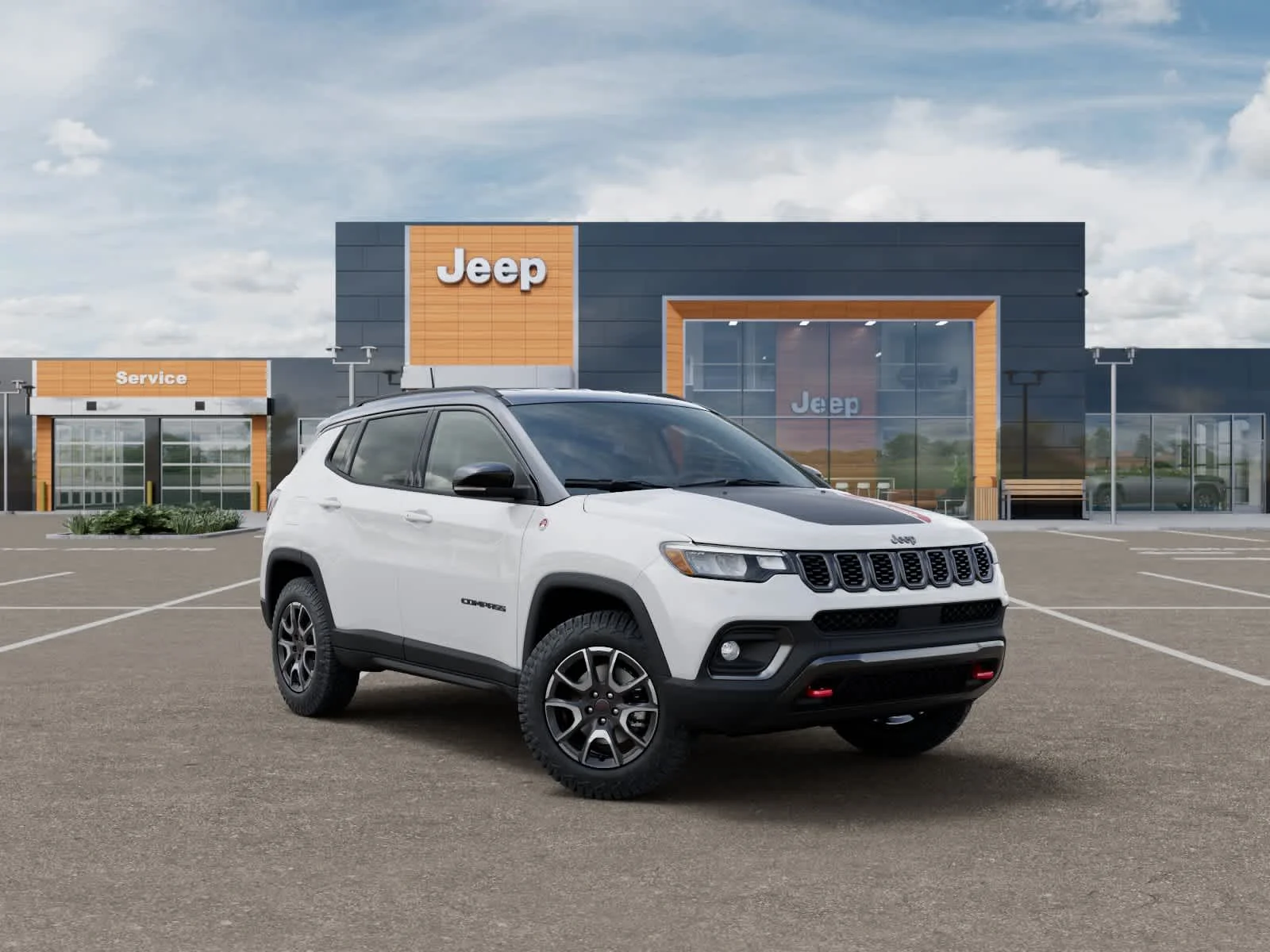 New 2026 Bright White Clearcoat Jeep Trailhawk image 5