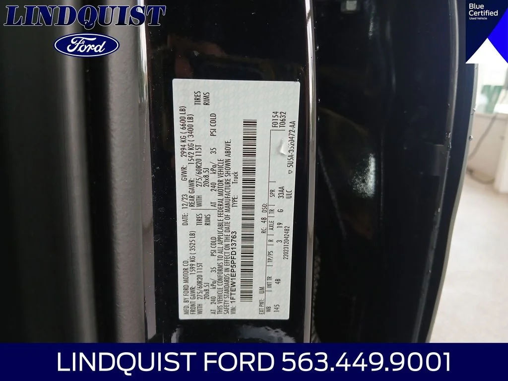 Certified Used 2023 Black Metallic Ford XLT image 22