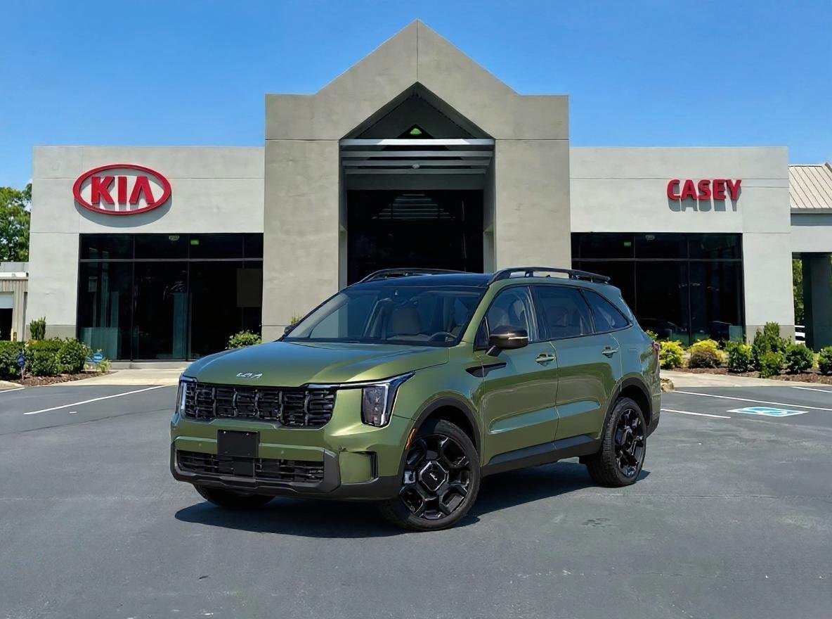 New 2026 Jungle Green Kia X-Line EX AWD image 14