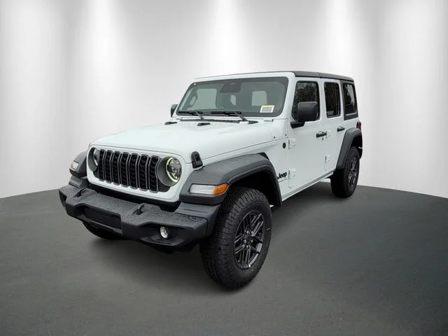 New 2026 Bright White Clear-Coat Exterior Paint Jeep Sport S image 2