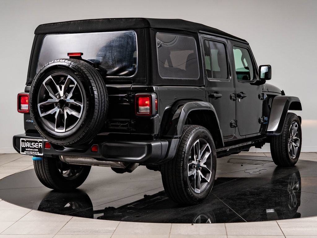Used 2024 Black Clearcoat Jeep Sport S 4xe image 10