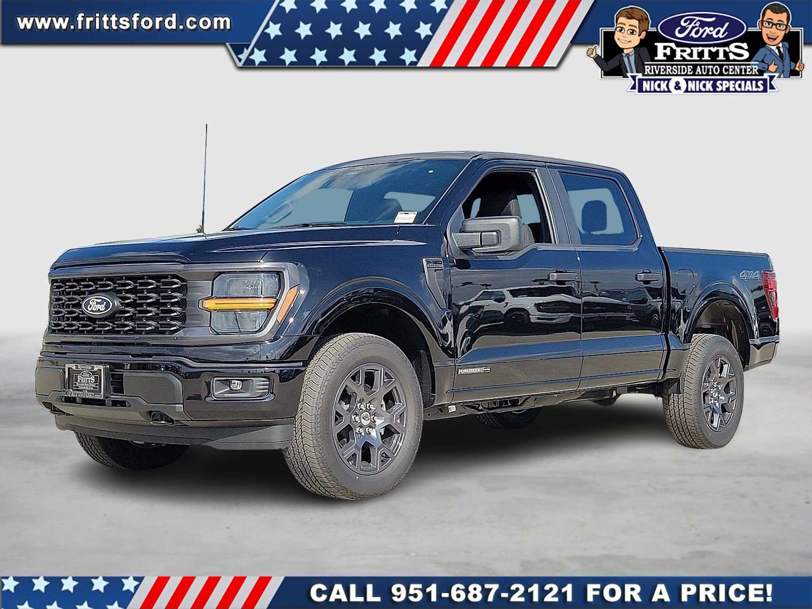New 2026 Agate Black Metallic Ford STX® image 1