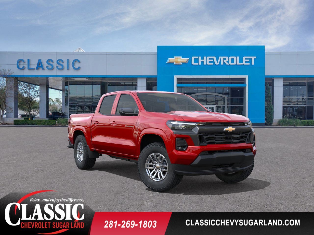 2026 Chevrolet Colorado LT Red at Classic Elite Chevrolet Hwy 6