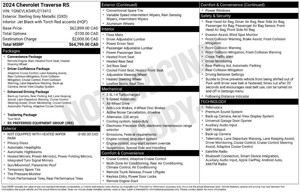 Used 2024 Gray Chevrolet RS image 30