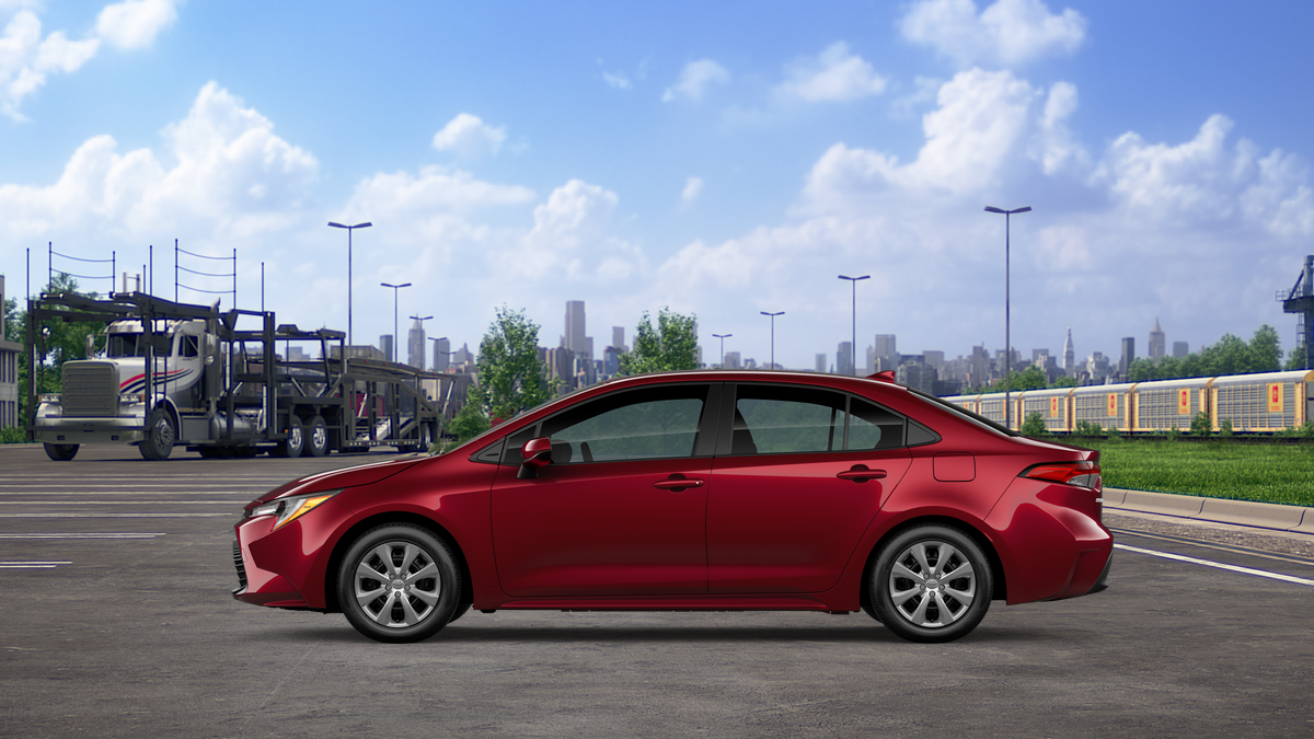 New 2026 Ruby Flare Pearl Toyota LE image 56