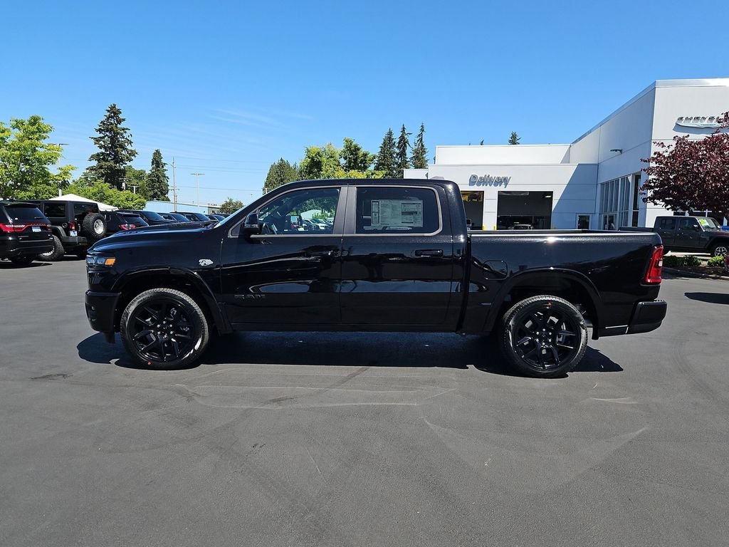New 2026 Diamond Black Crystal Pearl-Coat Exterior Paint RAM Laramie image 3