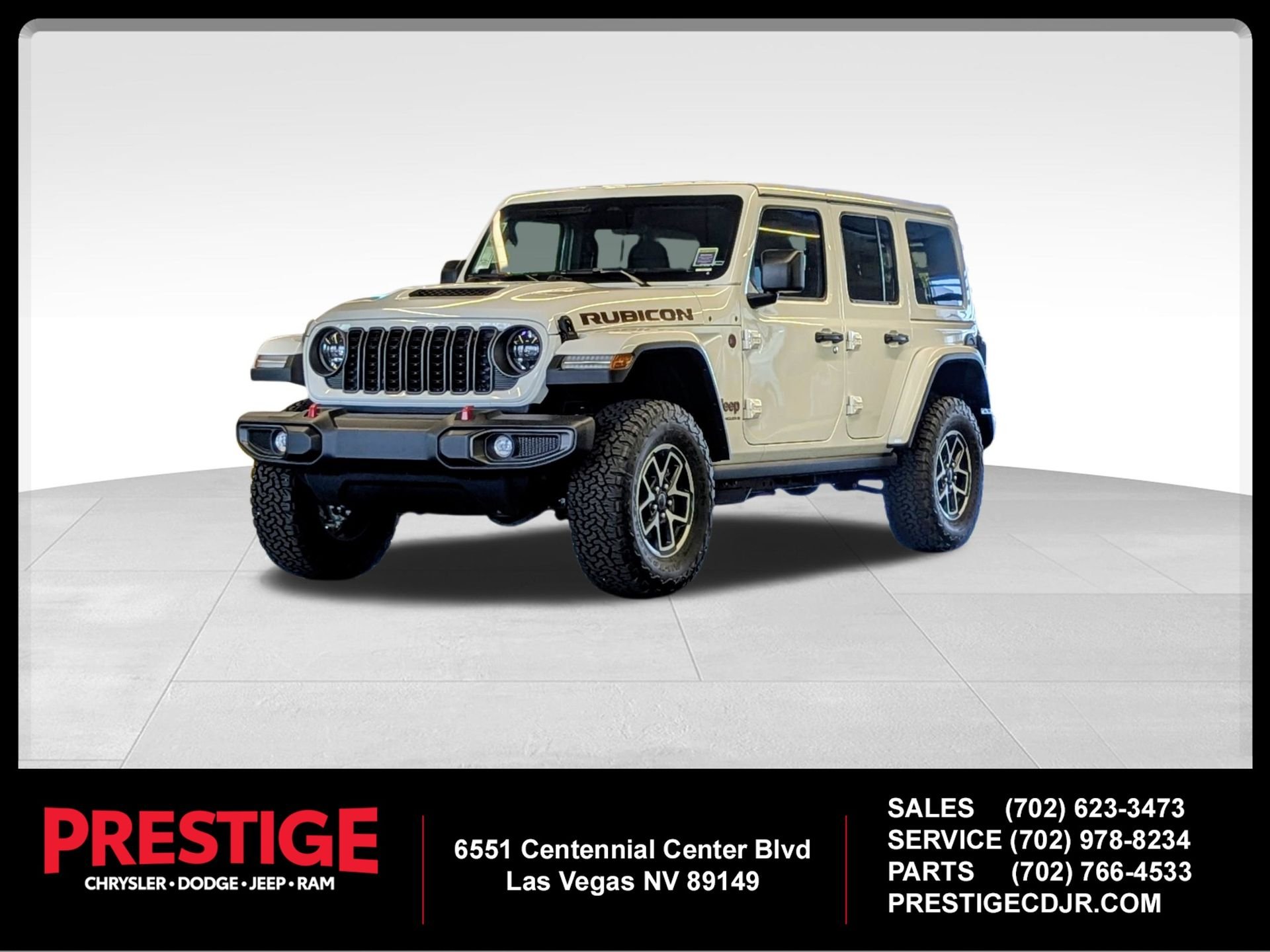 New 2026 Bright White Clearcoat Jeep Rubicon image 1