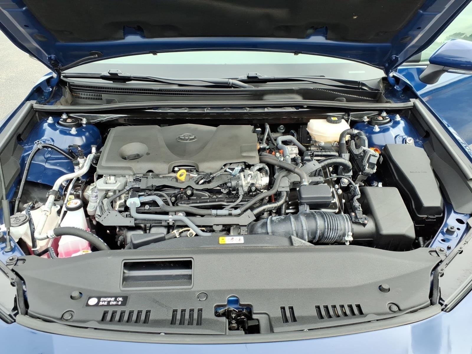 Used 2025 Reservoir Blue Toyota LE image 28