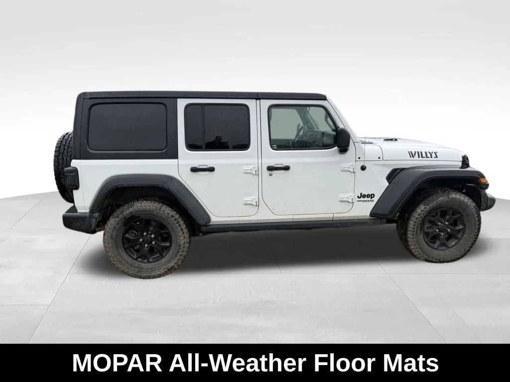 Used 2020 White Jeep Unlimited Sport image 33