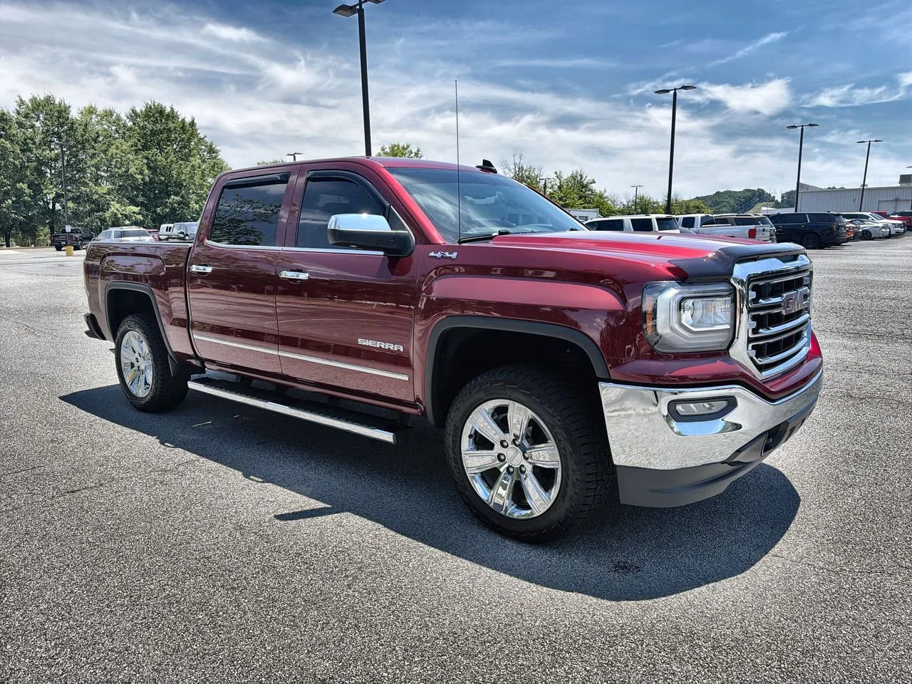 Used 2016 CRIMSON RED TINTCOAT GMC SLT image 2