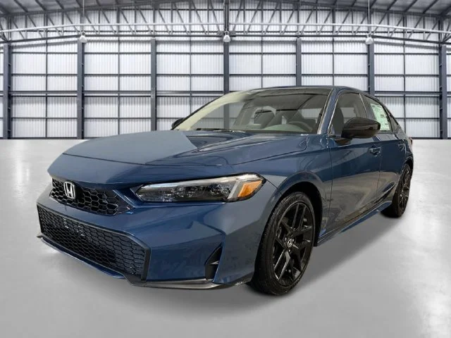 New 2026 Blue Lagoon Pearl Honda 2WD Sport Hybrid image 1