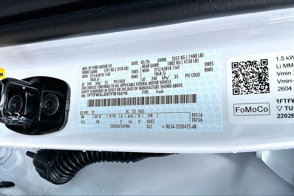 New 2026 White Ford XLT image 9