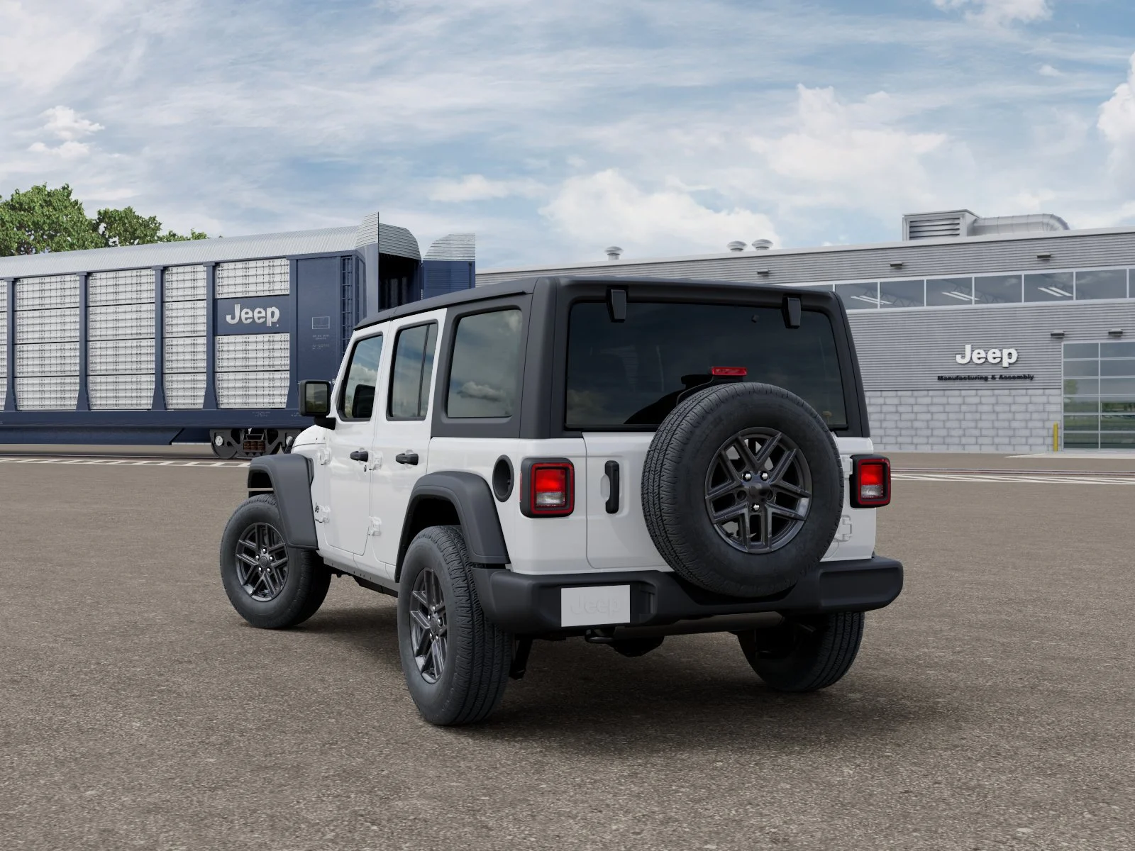 New 2026 Bright White Clearcoat Jeep Sport S image 3