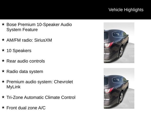 Used 2015 SABLE METALLIC Chevrolet LTZ image 6