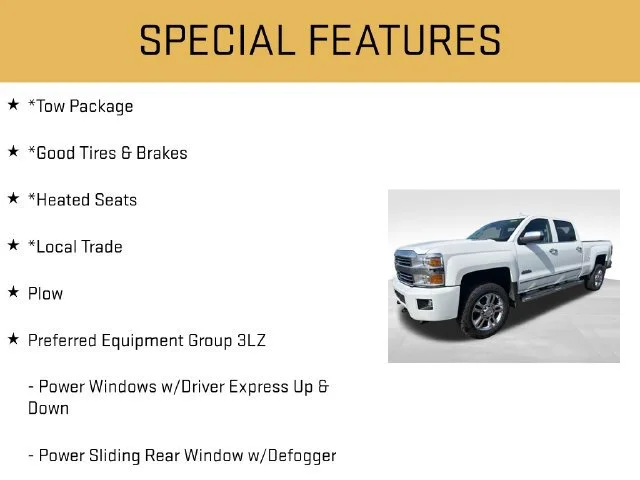 Used 2015 SUMMIT WHITE Chevrolet High Country image 6