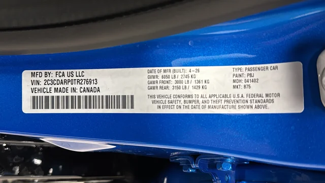 New 2026 Bludicrous Exterior Paint Dodge R/T Scat Pack image 27