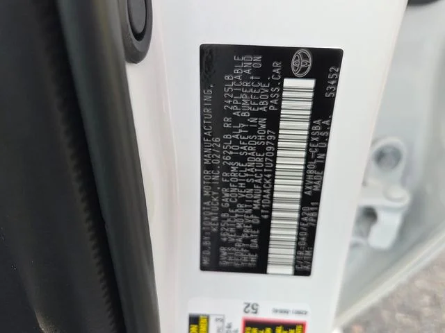 Used 2026 White Toyota SE image 6