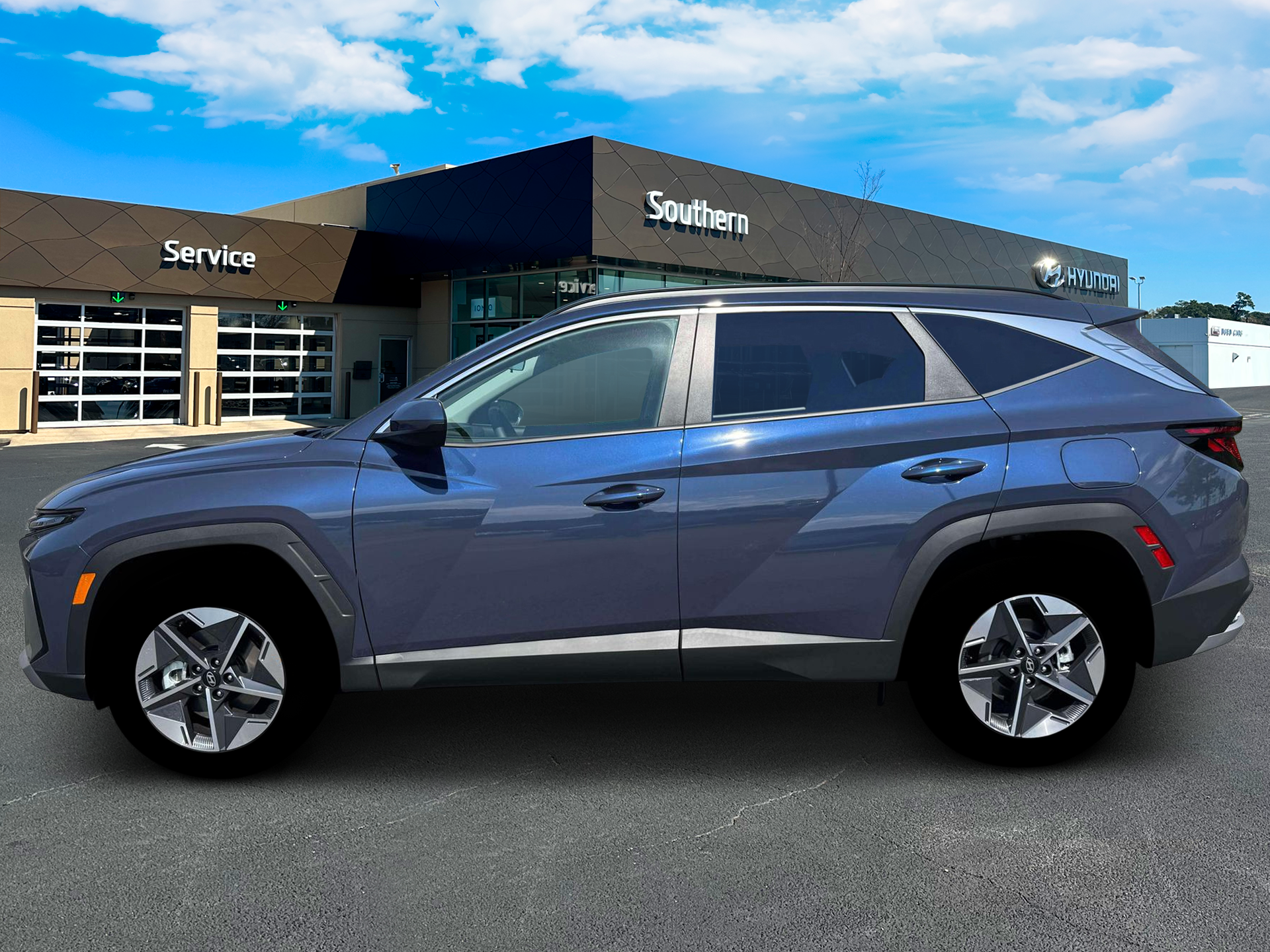 New 2026 Blue Hyundai SEL AWD image 3
