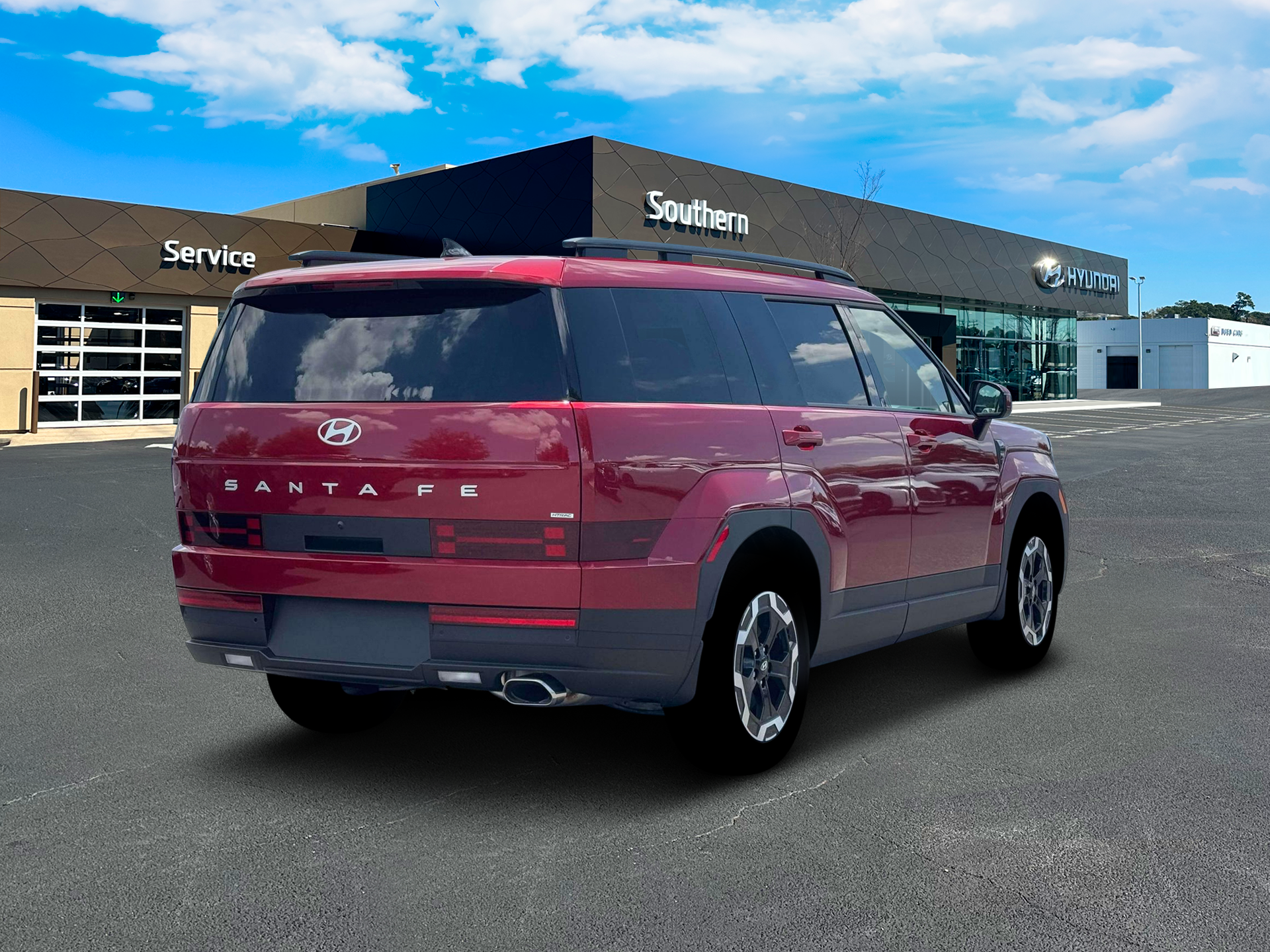 New 2026 Red Hyundai SEL AWD image 7