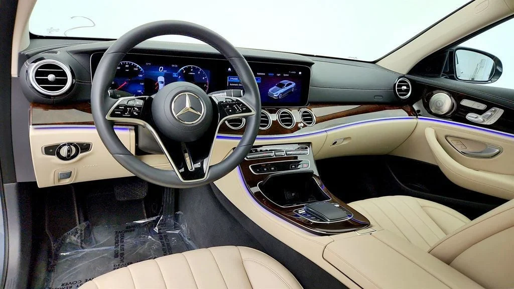 Used 2022 Selenite Grey Metallic Mercedes-Benz E 350 4MATIC® Sedan w/ Nappa Leather & Panorama Roof image 12