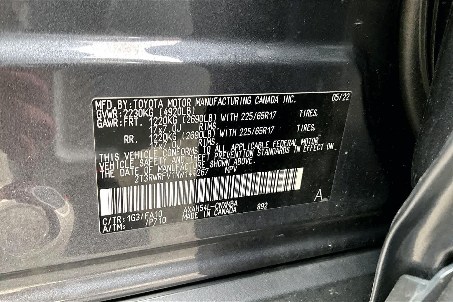 Used 2022 Magnetic Gray Metallic Toyota Hybrid XLE image 72