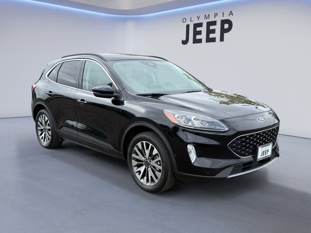 Used 2020 Black Ford Titanium image 9