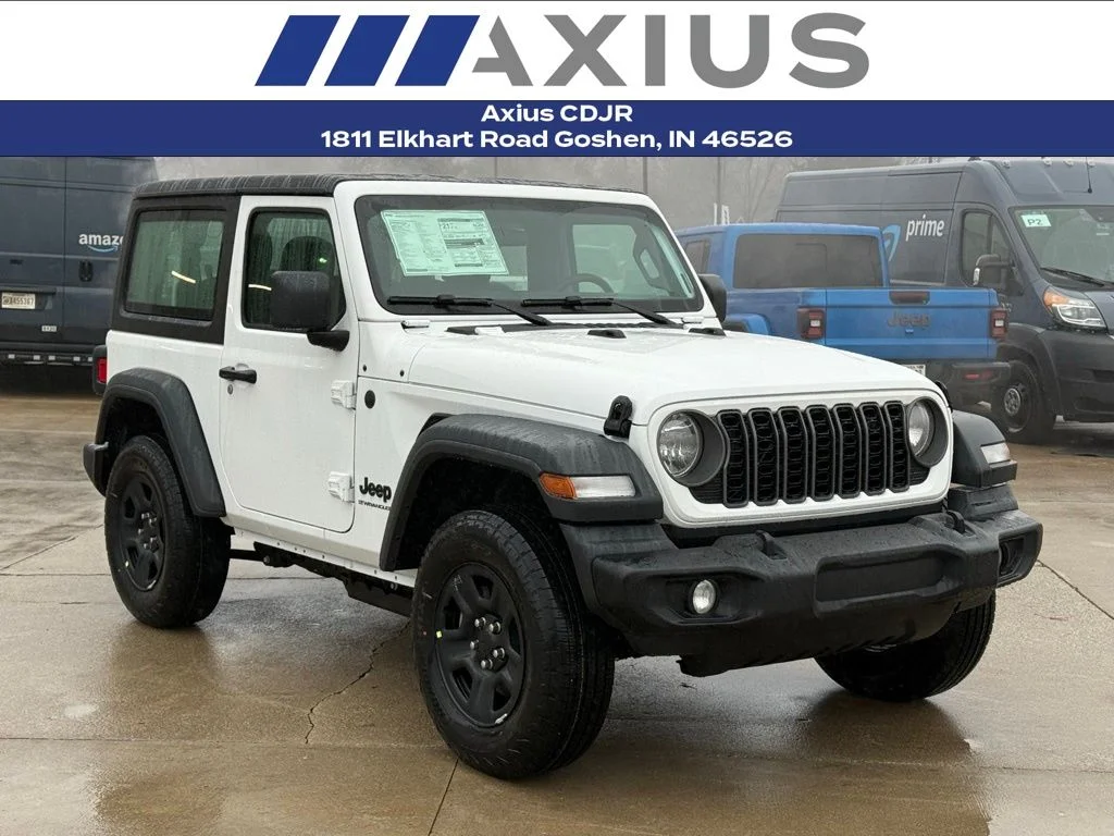 New 2026 Bright White Clear-Coat Exterior Paint Jeep Sport image 1