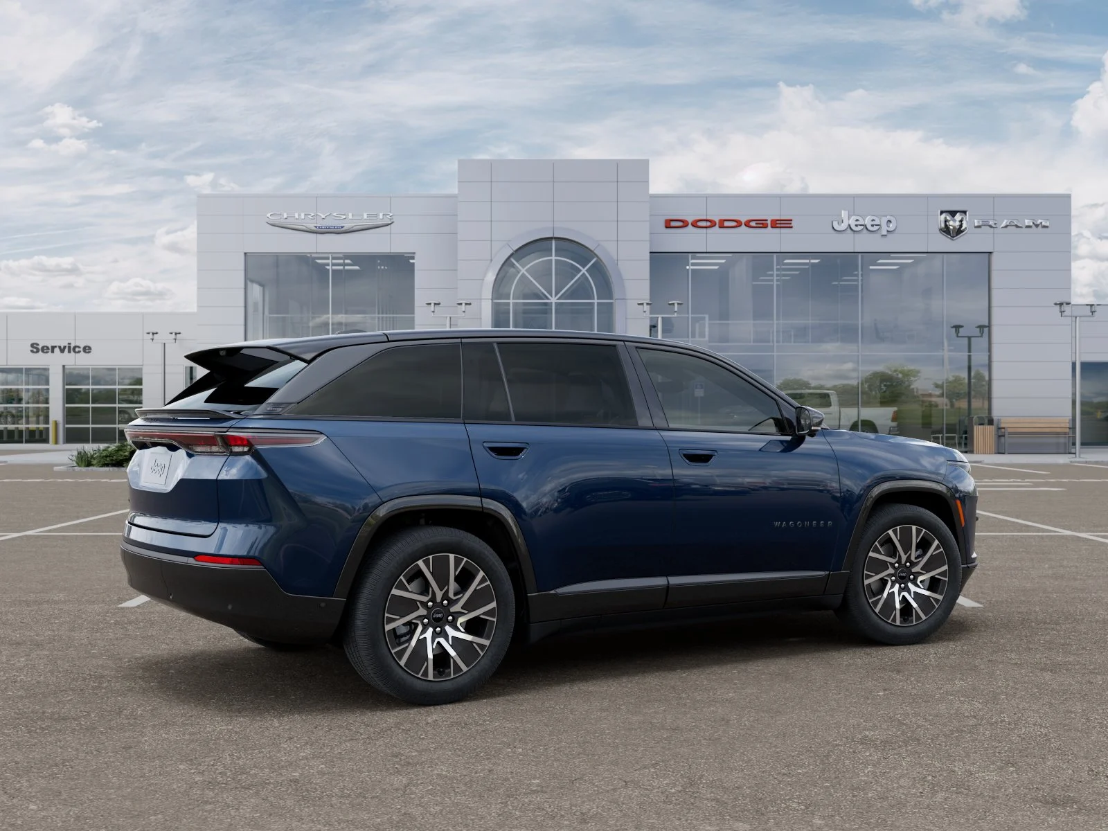 New 2025 Fathom Blue Pearl-Coat Exterior Paint Jeep Limited image 37