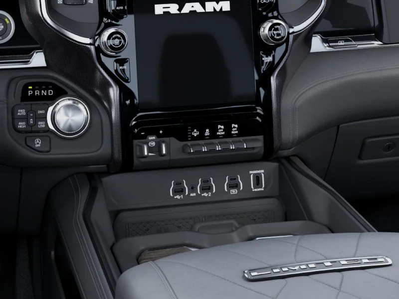 New 2027 Diamond Black Crystal Pearl-Coat Exterior Paint RAM Limited image 50