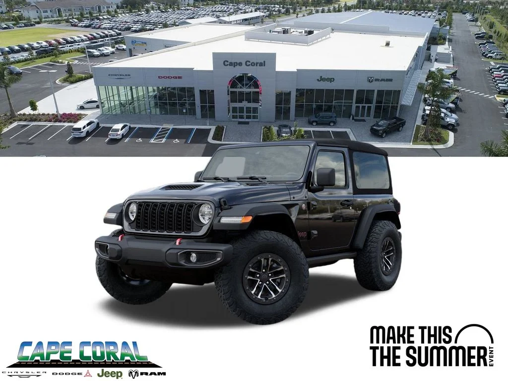 New 2026 Black Clear-Coat Exterior Paint Jeep Rubicon image 1