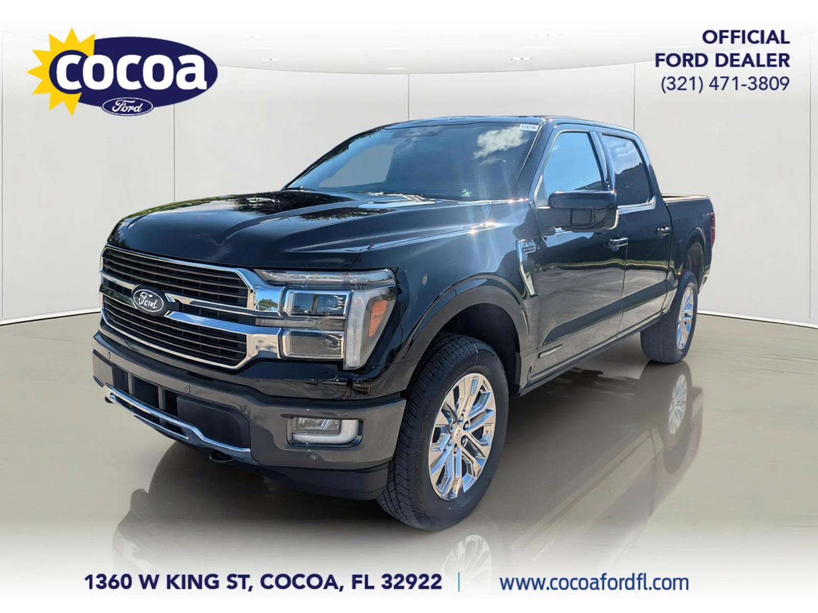 New 2026 Agate Black Metallic Ford King Ranch image 1